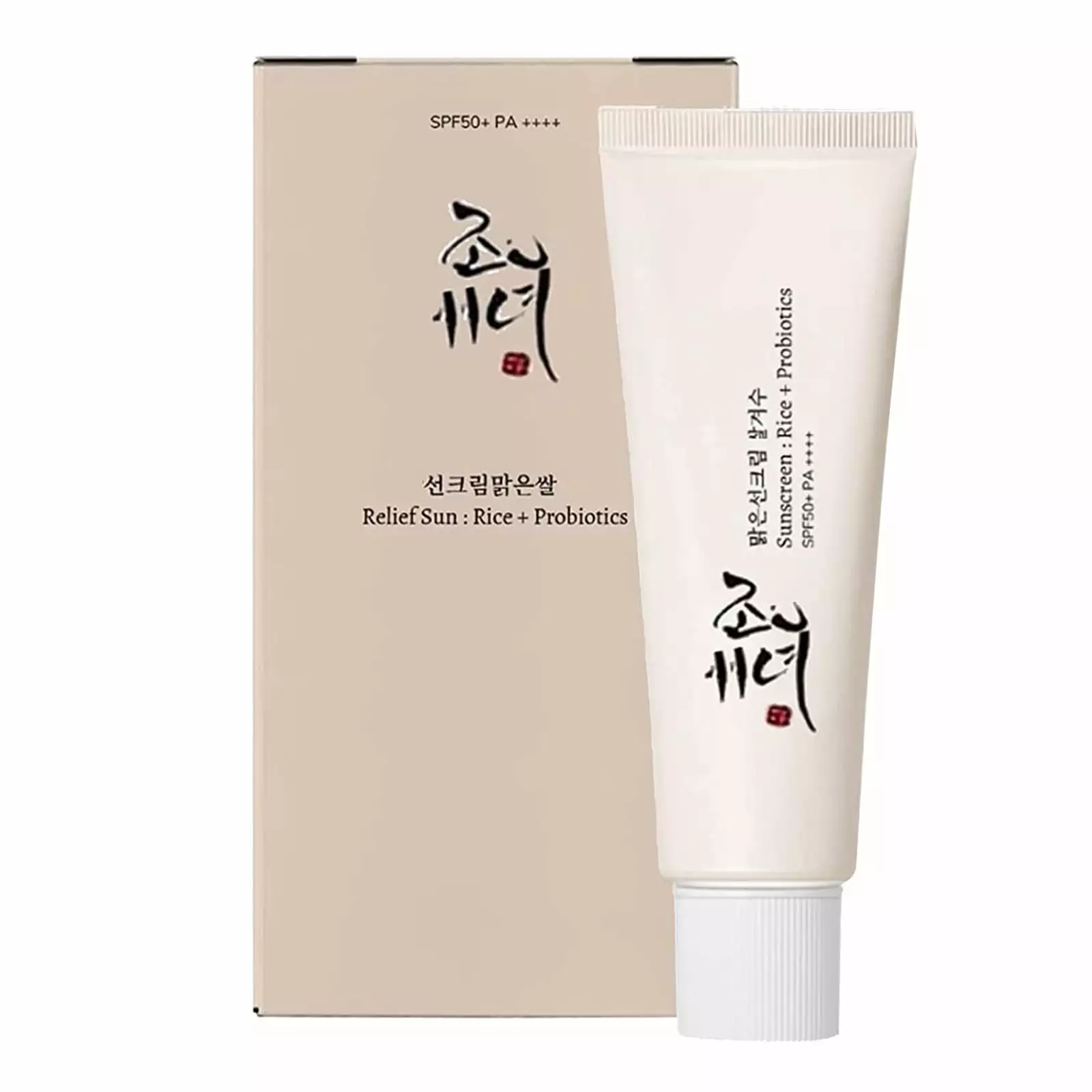 Beauty of Joseon Relief Sun : Rice + Probiotics Sunscreen SPF 50+ PA++++. 50ml (1-PACK)