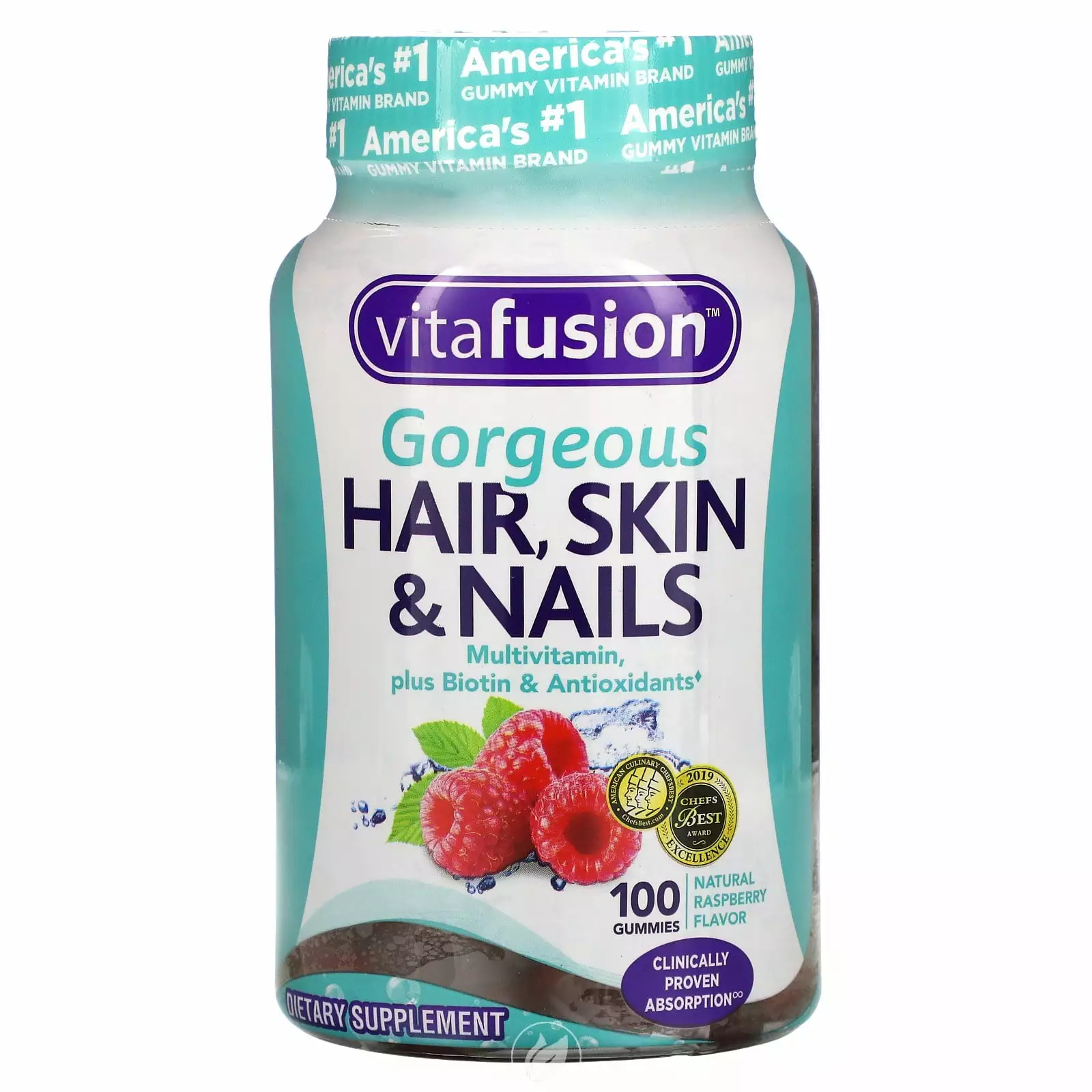 (2 Pack) Vitafusion Goodness Gorgeous Hair Skin & Nails Multivitamin 100Sg