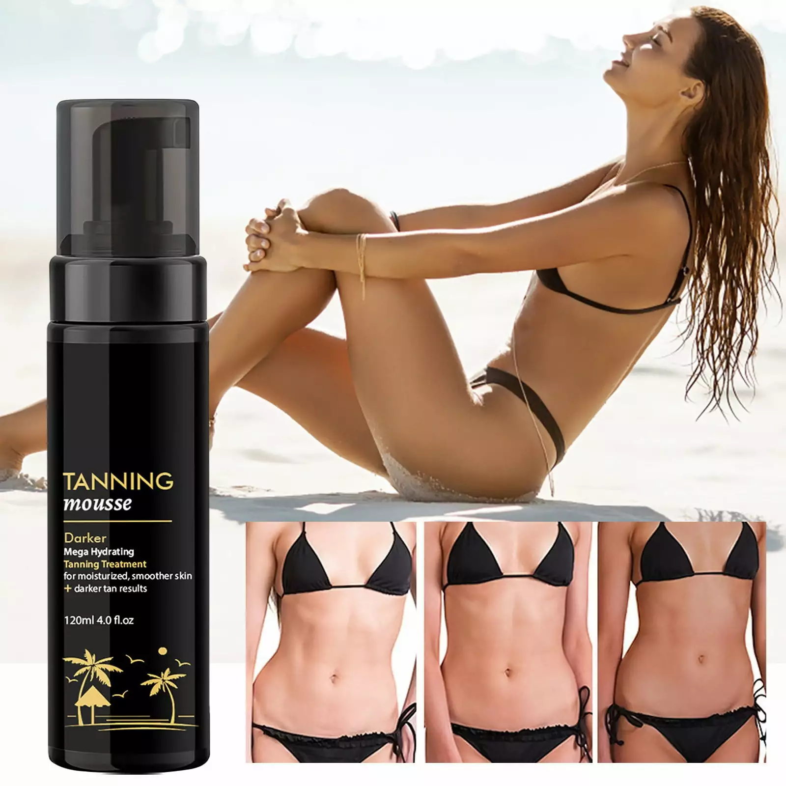 Aisiwm Tanning Bronzing Turns White To Black From Suntanned Wheat Skin Tan Intensifier Deep Tanning Dry Spray Oil Tanned Get A Faster Darker Sun Tan From Tan Accelerating 120ml