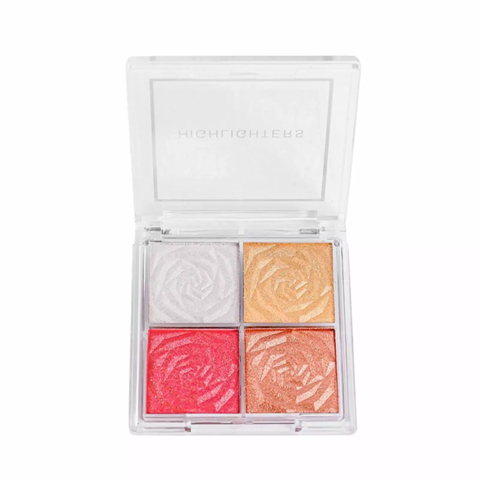 Bcfsvew 4 Colors Highlight Eyeshadow Blushs 4 In 1 Makeup Hard Candy No Mixed Makeup Lots