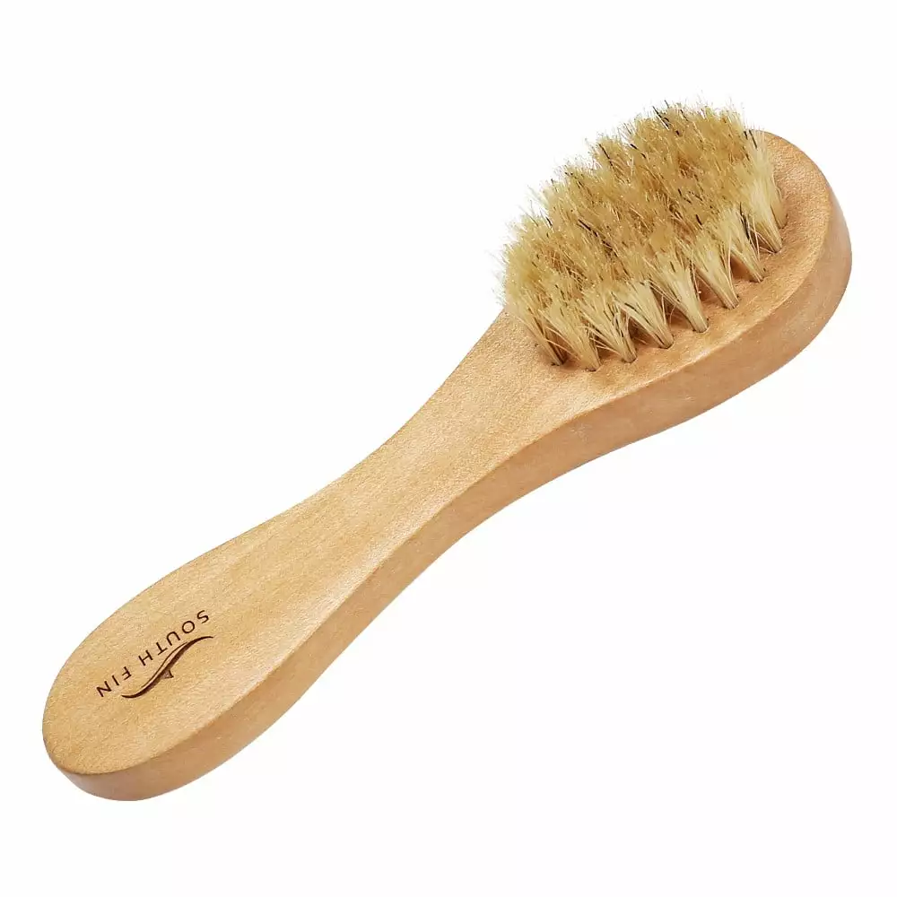 Blekii Body Dry Massager Brush Brush Brush Exfoliation Face Brush Makeup Yellow Clearance