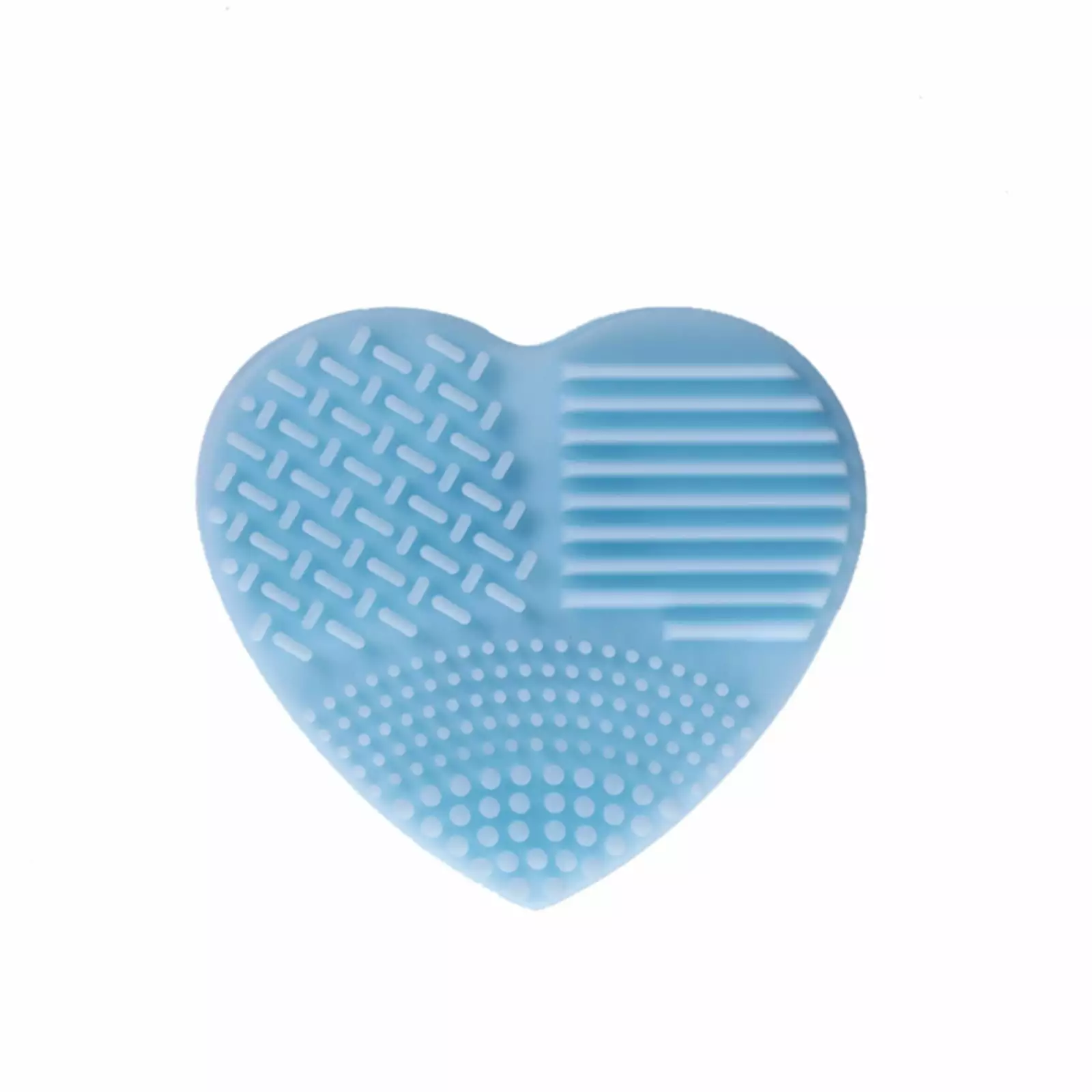 Blekii Silicone Heart Shape Makeup Brush Cleaner Cosmetic Cleaning Tool Washing Brush Makeup Blue Clearance