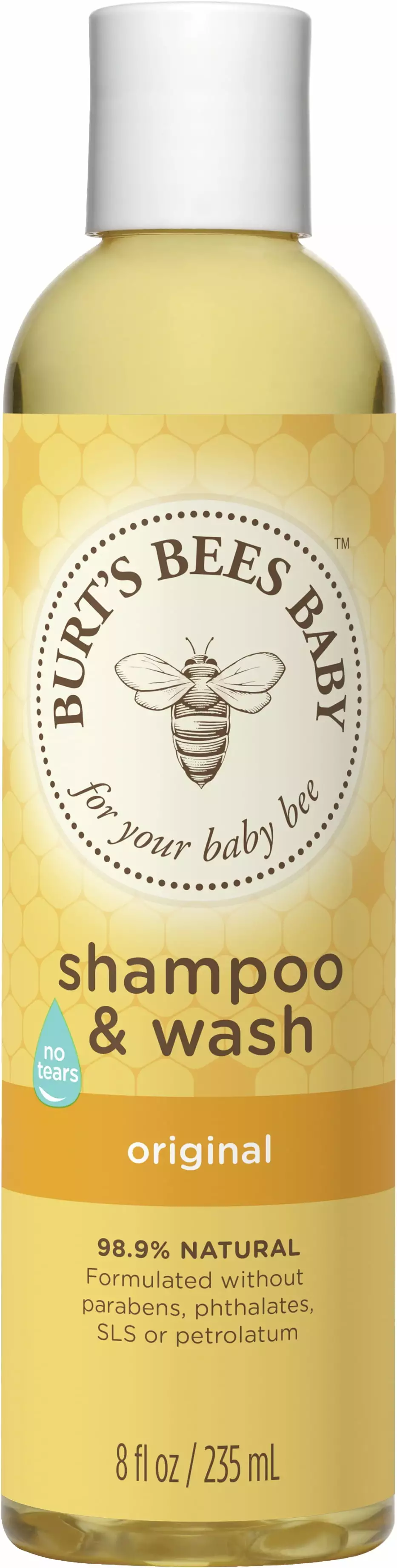 Burt's Bees Baby Shampoo & Wash. Original & Tear Free. 8 fl oz