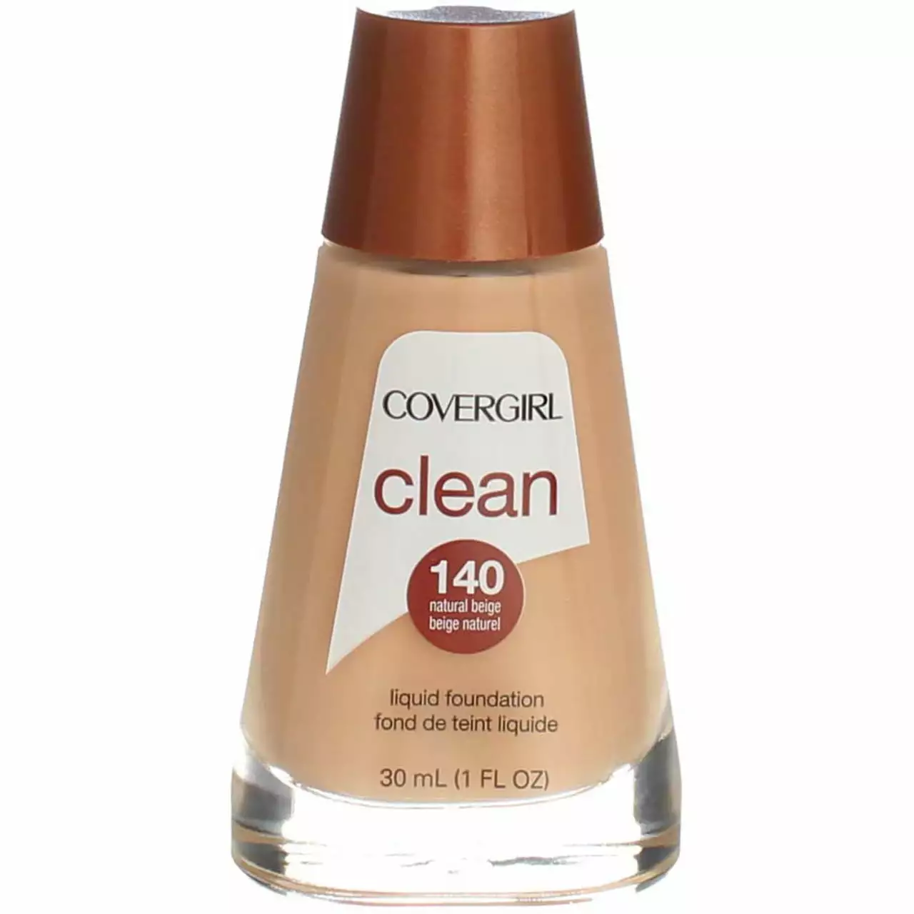 CoverGirl Clean Liquid Makeup. Natural Beige. [140] 1 oz