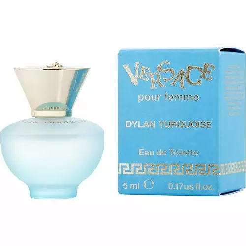 Versace Pour Femme Dylan Turquoise 0.17 oz Eau De Toilette Mini Splash