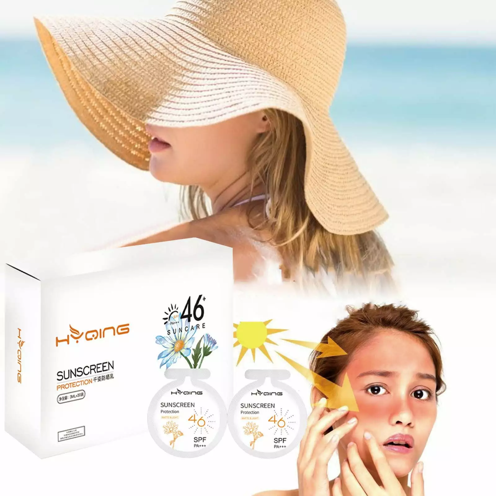 EWASWON Sheer Mineral Sunscreen Stick for Face & Body.Explorer's Armor: Extreme Environment Sunscreen SPF 50+ - Unbeatable Protection for Adventurous Travels