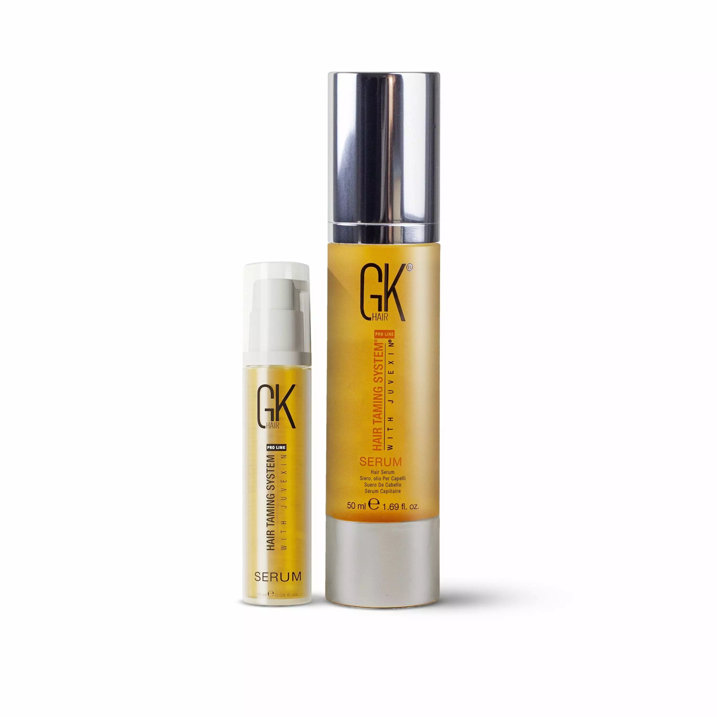 Global Keratin GK HAIR Serum 50ml - Global Keratin GK Hair Smoothing Serum - 100% Pure Organic Argan oil 10ml