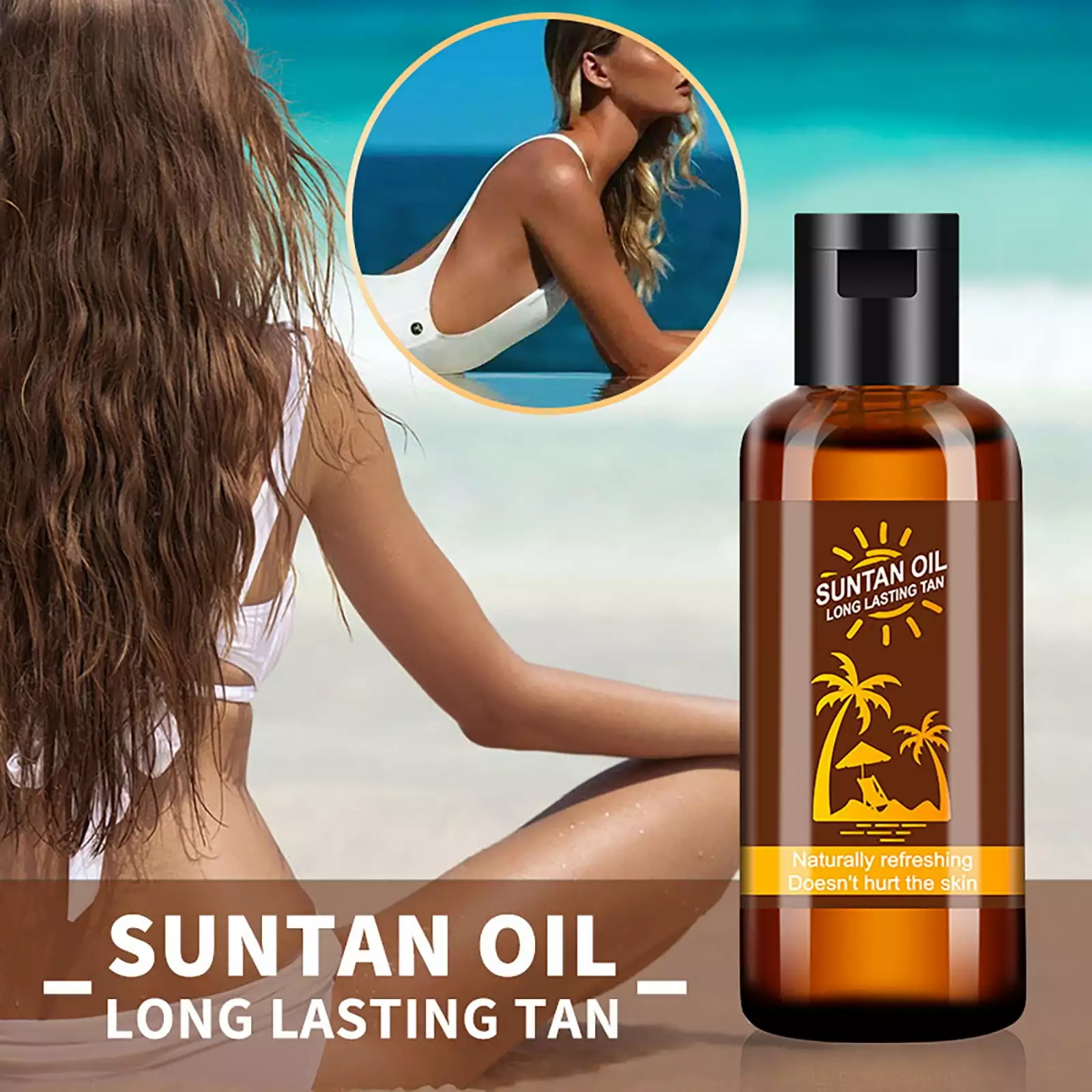 JINCBY Clearance.Tanning Oil Tanning Oil Beach Tanning Skin And Beautiful 30ml Gift for Women