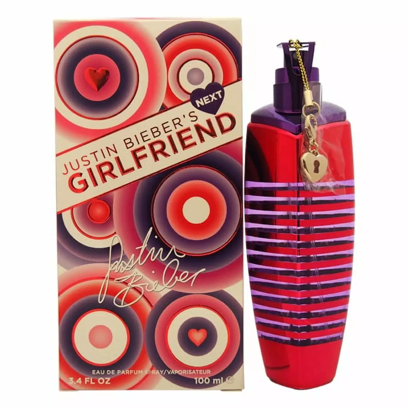 Justin Bieber Next Girlfriend Eau de Parfum. Perfume for Women. 3.4 Oz