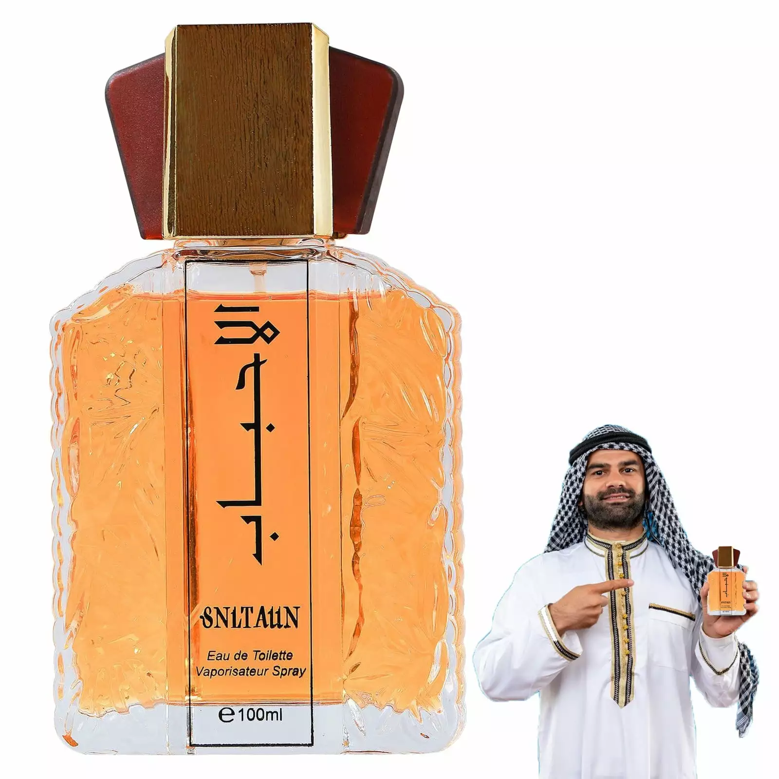 Kokovifyves Beauty & Personal Care Arabian Perfumes for Men 100ml Sultan Eau Toilette Dubai Retro Mens Fragrances Concentrated Long Lasting Arabes Perfume for Men