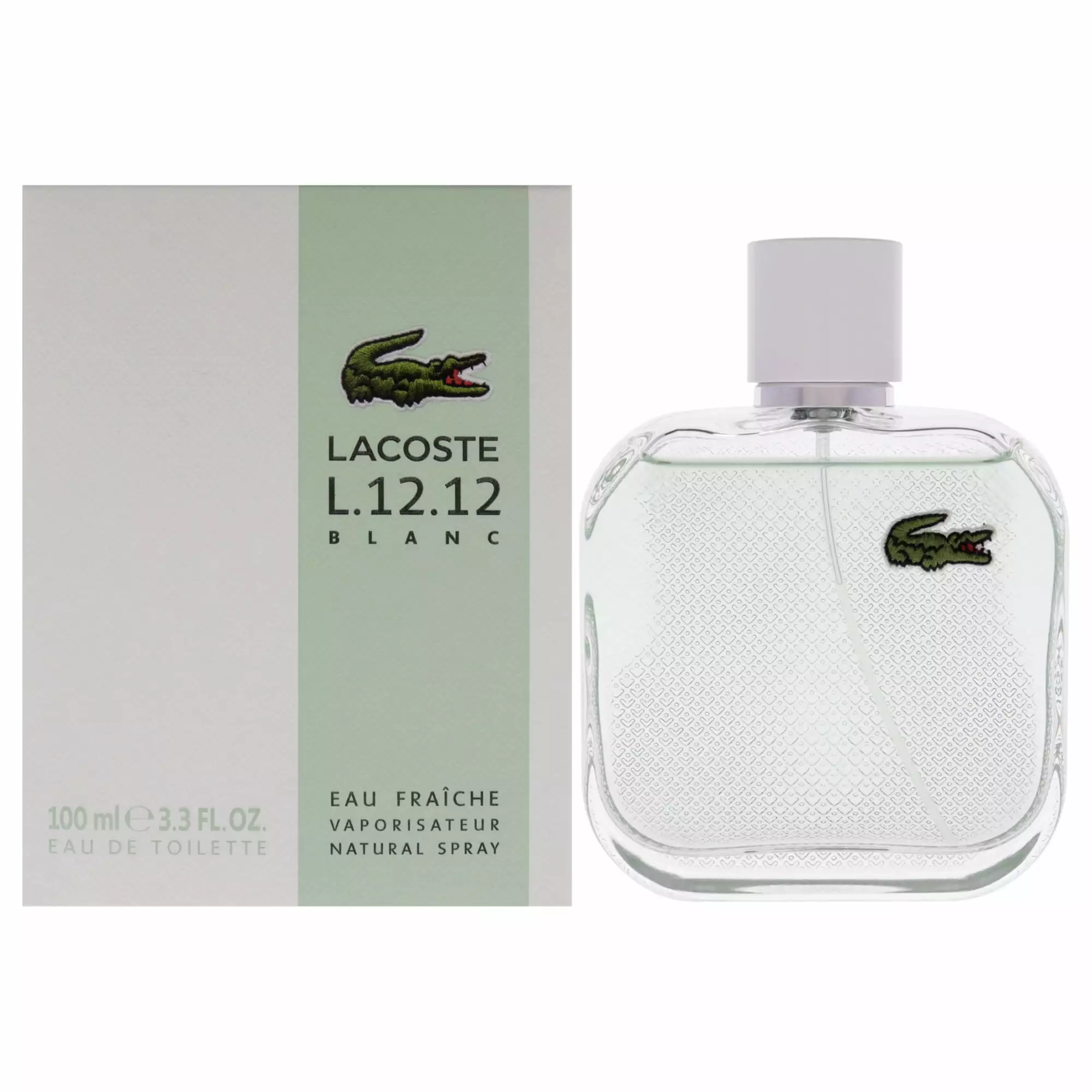 Lacoste Lacoste Eau De L.12.12 Blanc Eau Fraiche . 3.3 oz EDT Spray