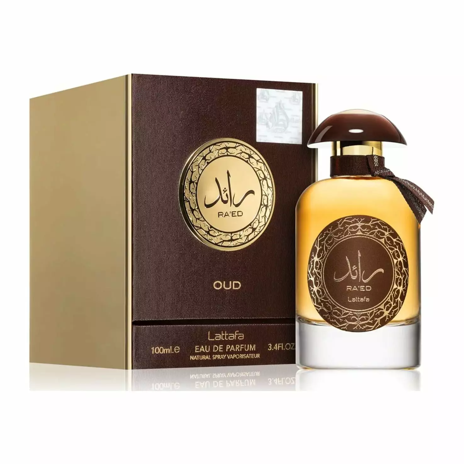 Lattafa Raed Oud EDP Spray 3.4 oz For Men