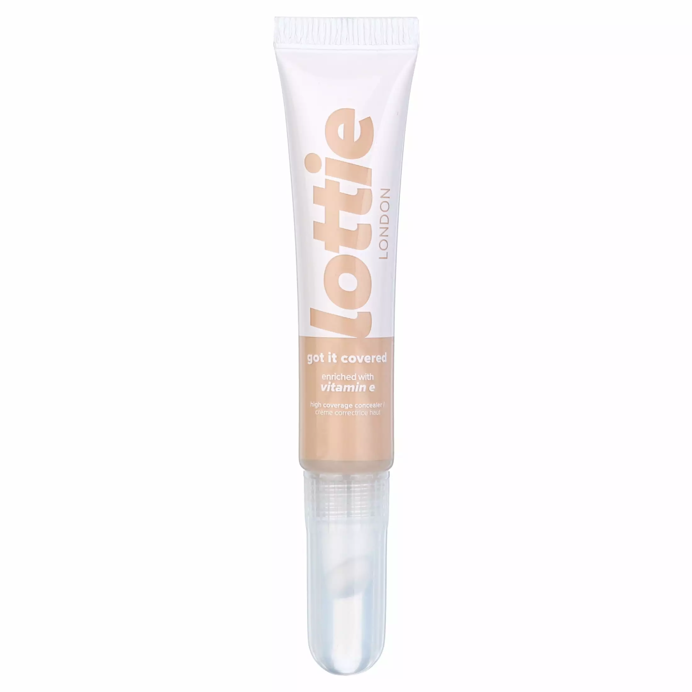 Lottie London Got It Covered. Sponge Applicator Concealer. Porcelain. 0.27 fl oz