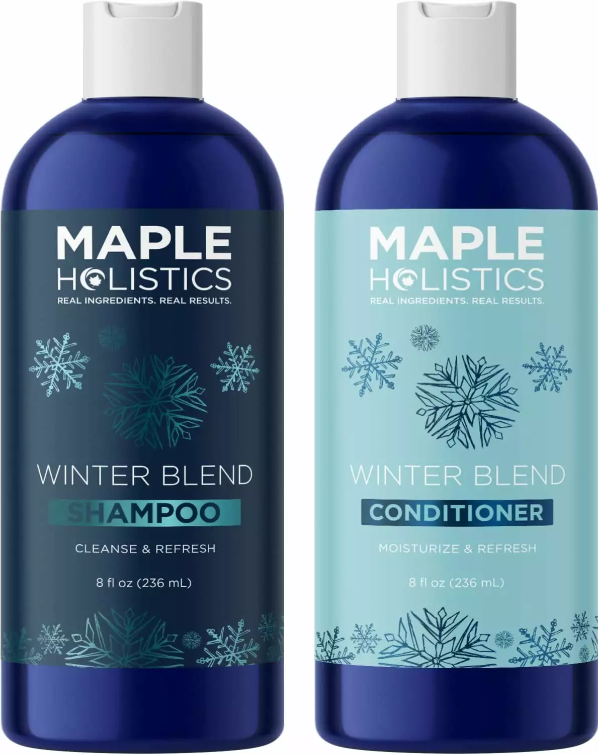 Maple Holistics Clarifying Shampoo and Conditioner for Dry Scalp and Flakes (2 pack)