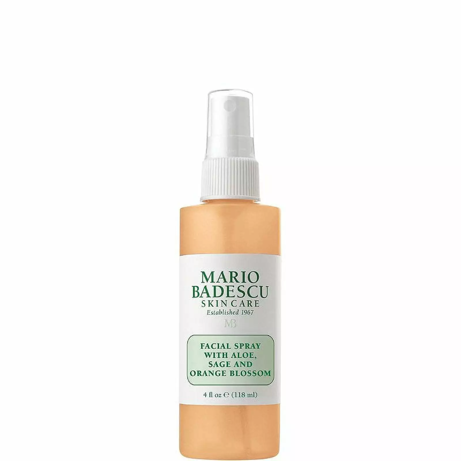 Mario Badescu Facial Spray Skin Care Toner with Aloe Sage and Orange Blossom. 8 fl oz