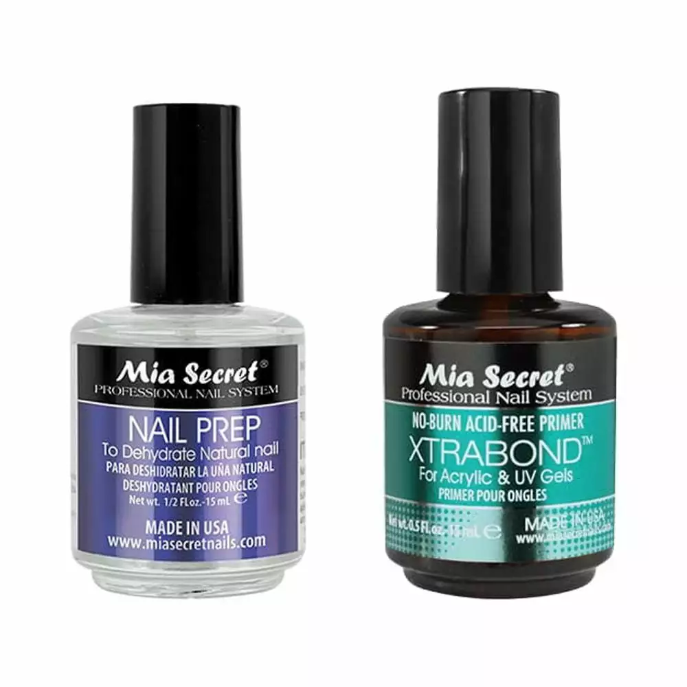 Mia Secret Nail Prep 0.5 OZ (NP-30) & Xtrabond Primer 0.5 OZ (PR100)