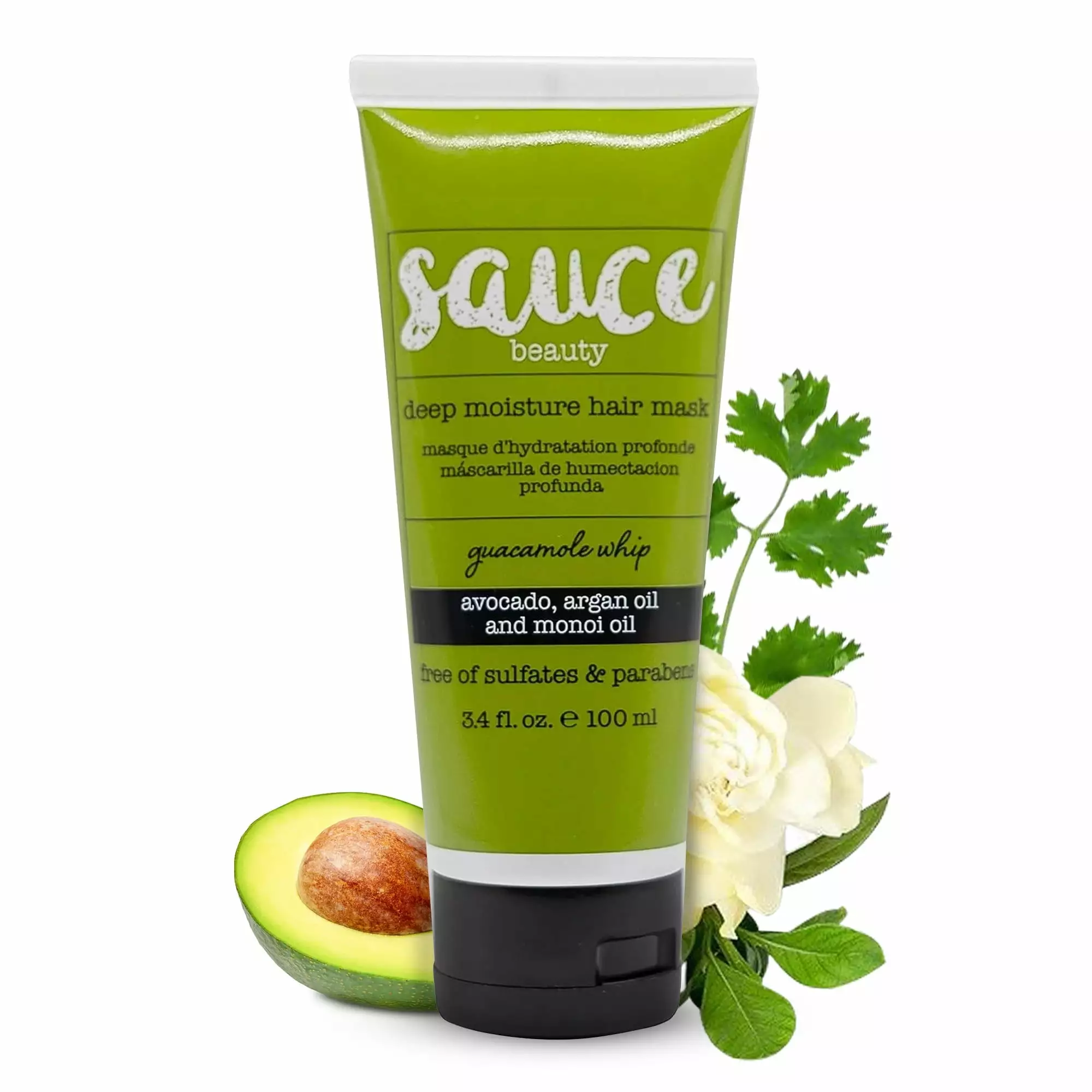 Sauce Beauty Guacamole Whip Hair Mask for Dry. Damaged & Frizzy Hair. 3.4 fl oz