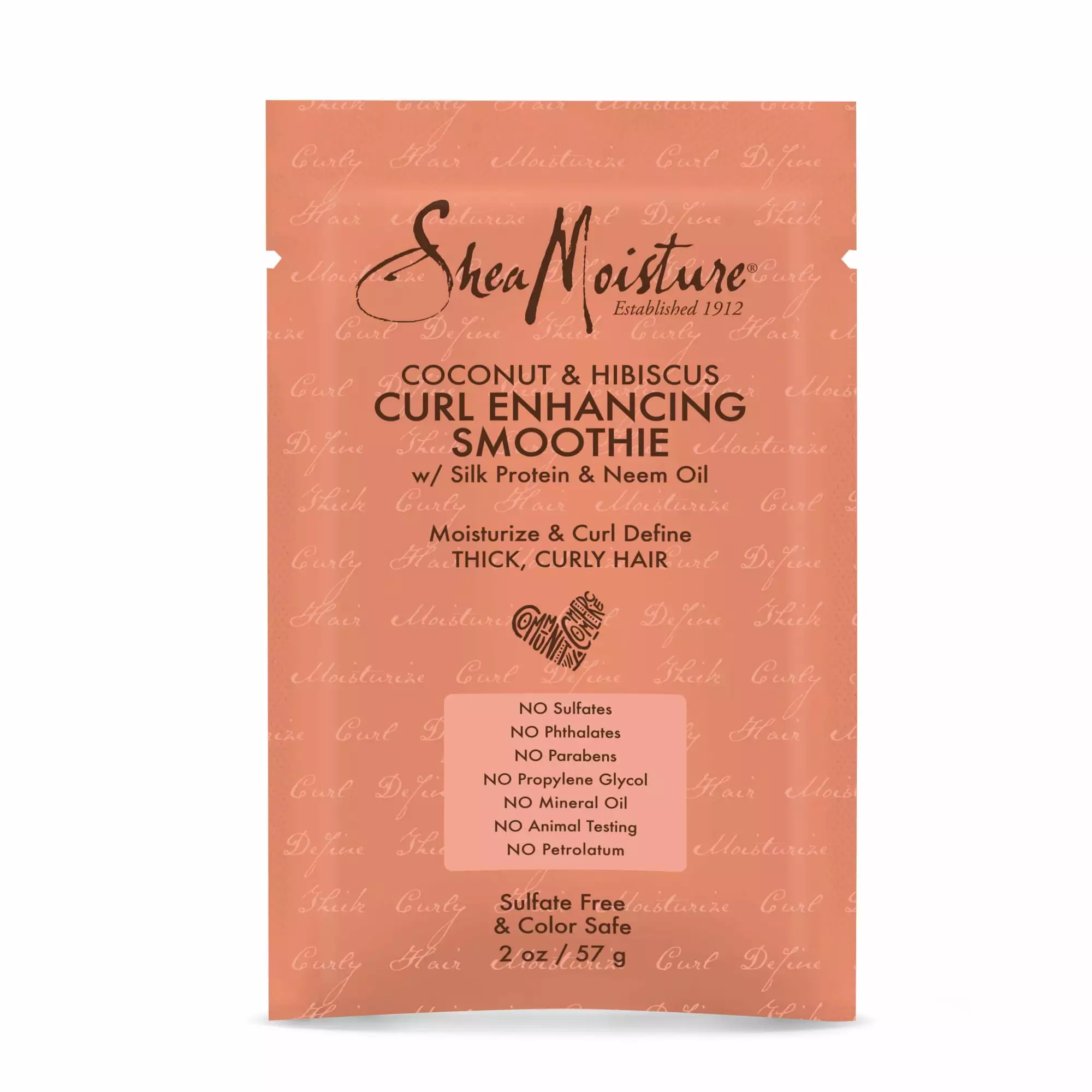 SheaMoisture Enhancing Smoothie Coconut and Hibiscus 2 oz