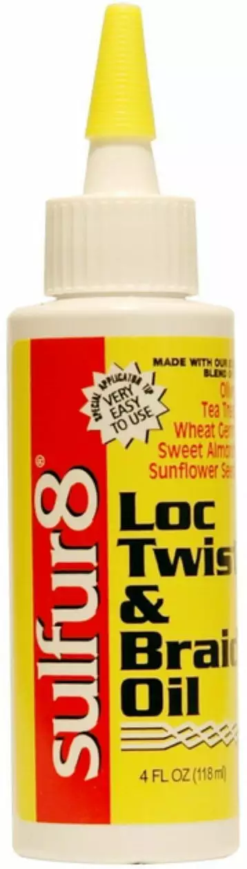 Sulfur8 Loc. Twist & Braid Oil. 4 oz