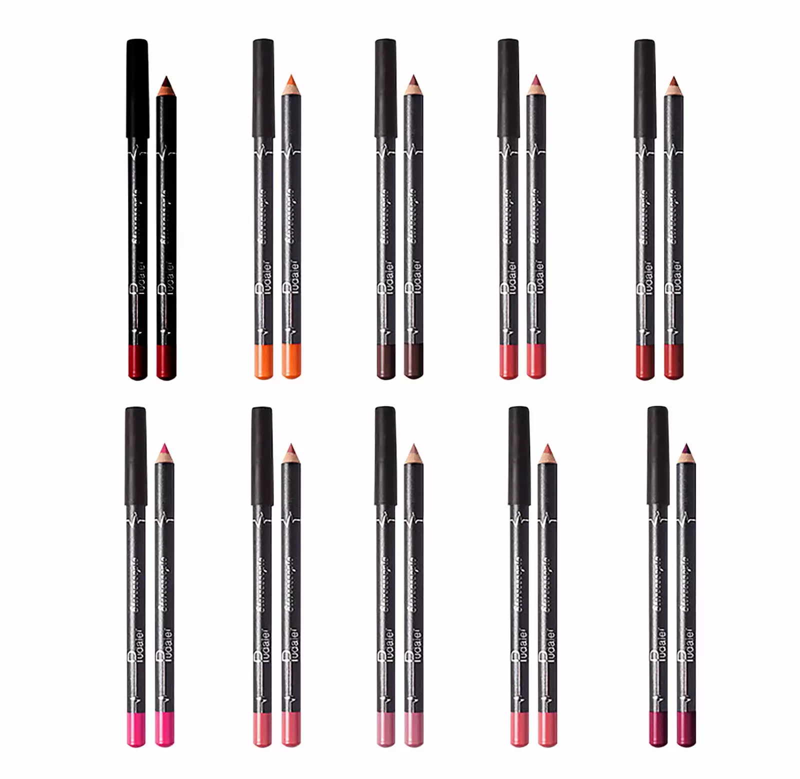 Waterproof Durable Matte Lip Liner Set Makeup Waterproof Lip Liner Pencil 12Pcs Love Your Bare Face Asian Lip Products Long Lasting Lip Stain Lipstick Long Lasting Moisturizing Prime Day Deals