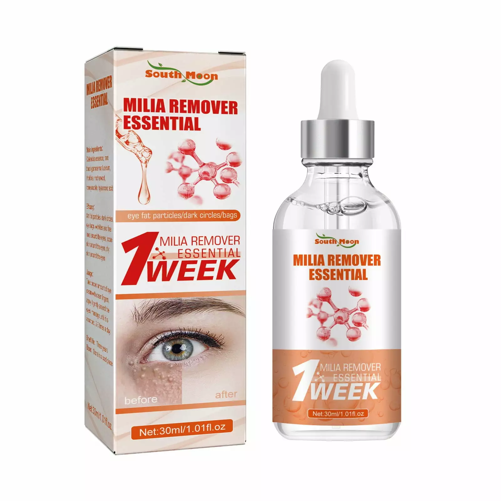 Xerdsx Speedy Milia Remover .30ml Milia Remover Under Eyes .Organic Skin Spot Purifying Serum .Speedy Milia Remover