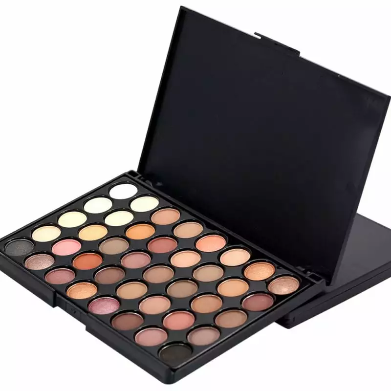 Highly Pigmented Eye Makeup Palette. Matte Shimmer Metallic Eyeshadow Pallet Long Lasting Blendable Natural Colors Make Up Eye Shadows Cosmetics Gift Kit