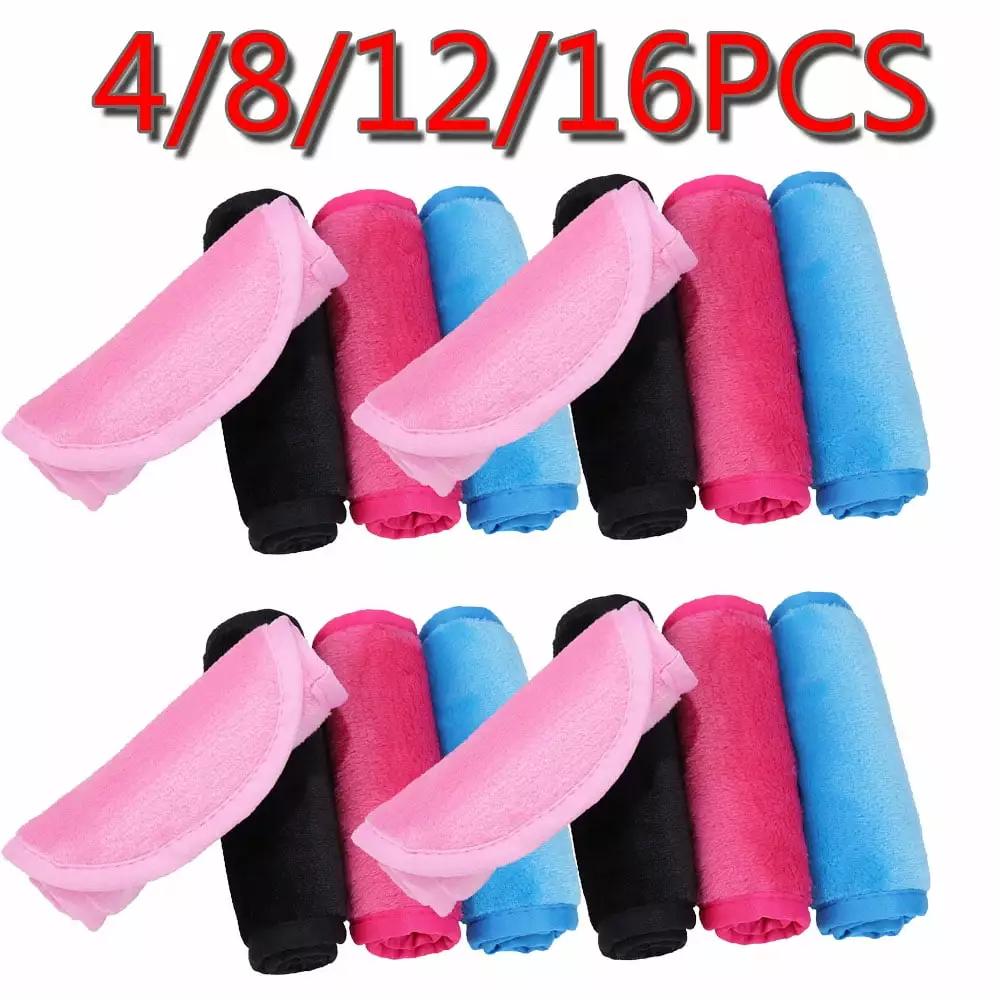 Dicasser 4/8/12/16PCS Women Soft Tender Reusable Microfiber Makeup Remover Facial Cloth Fine Magic Face Towel. 16PCS